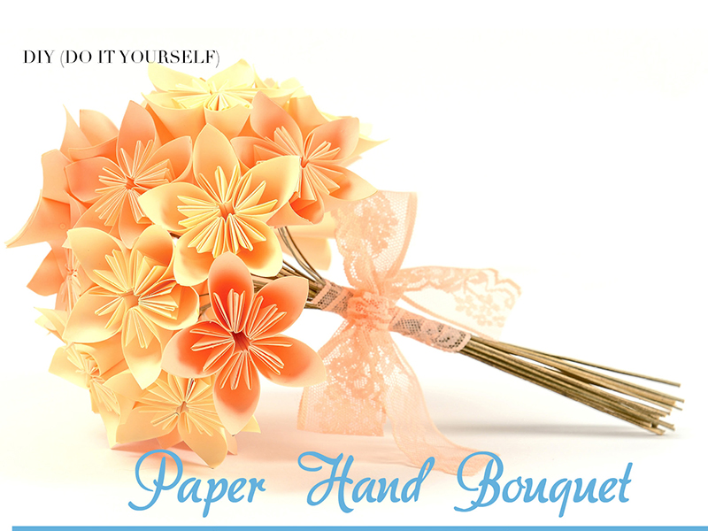 Paper Hand Bouquet