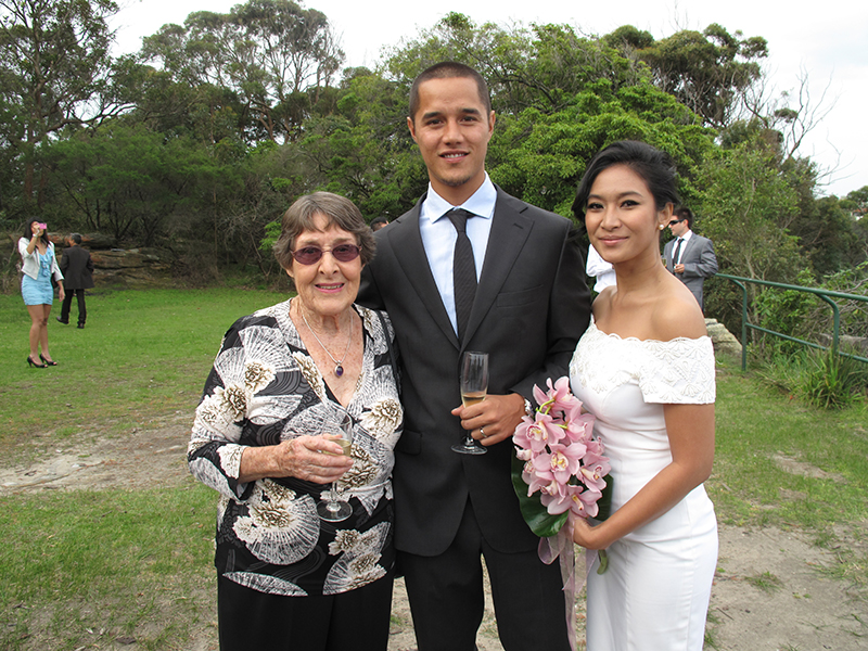 International wedding celebration with love at Ballshead Park, Sydney, Australia