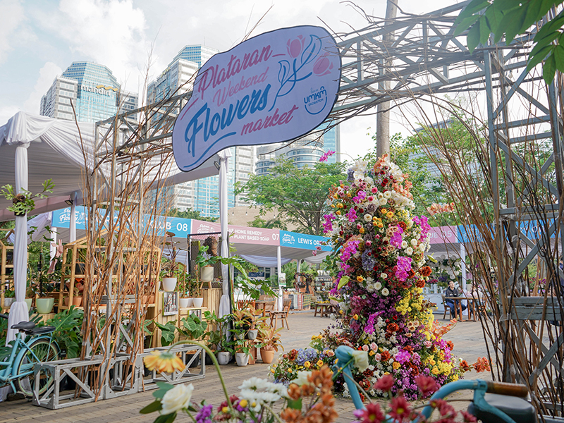 Plataran Weekend Flowers Market untuk Mendukung Kemajuan UMKM
